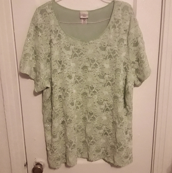 Covington Woman Lace Top 20-22 - Picture 3 of 7